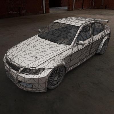 3D Model of 2009 WTCC - fia World Touring Championship Car - 3D Render 6